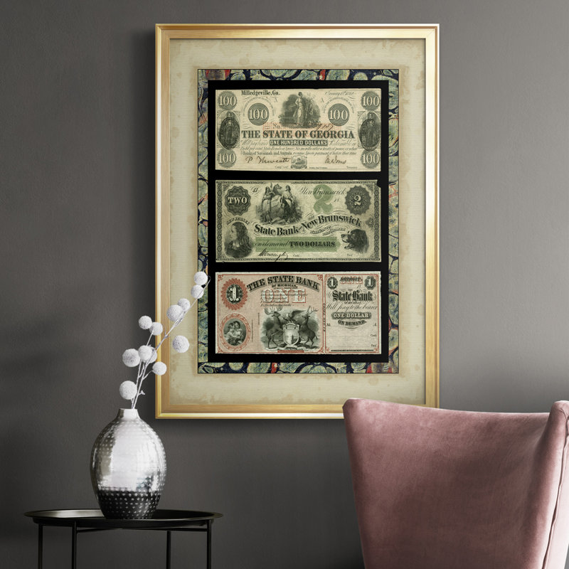 Impression sur toile, argent, Or, H 24,5 po x l 18,5 po x P 1 po