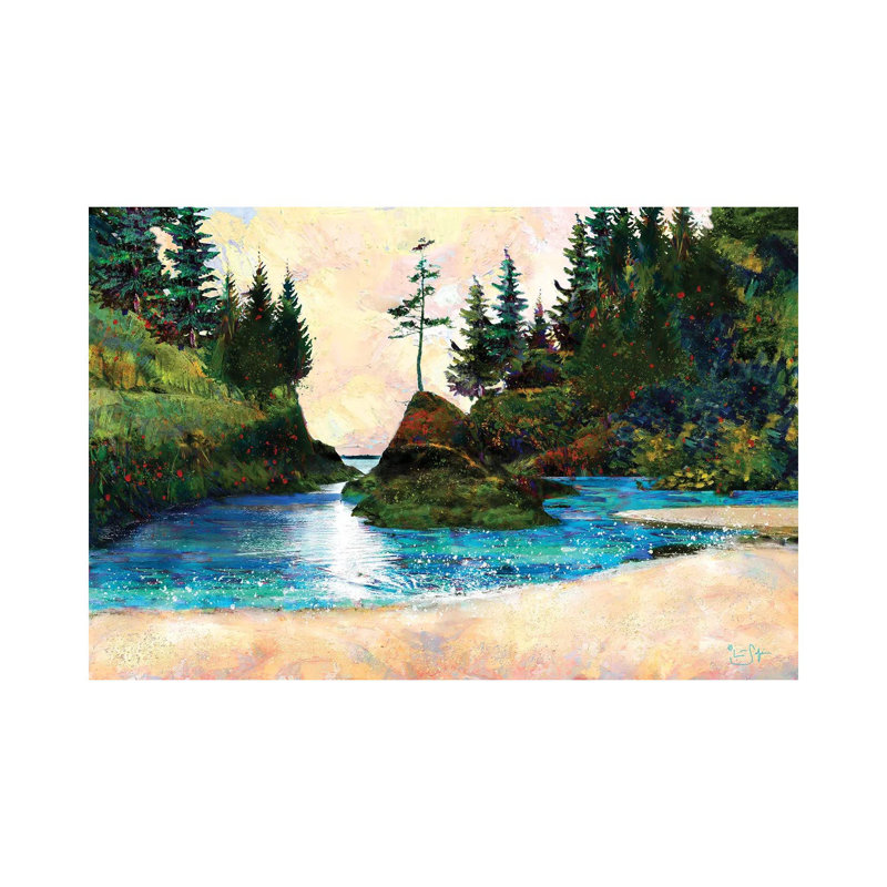 Dead Man's Cove - Wrapped Canvas Painting, 30.48 cm H x 45.72 cm W