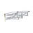 Window Awnings Door Entrance Canopy, Aluminum Alloy Bracket, 0.137 Inch Thick Crystal Solid Polycarbonate Sheet With Valance For Masonry Concrete House-111473313