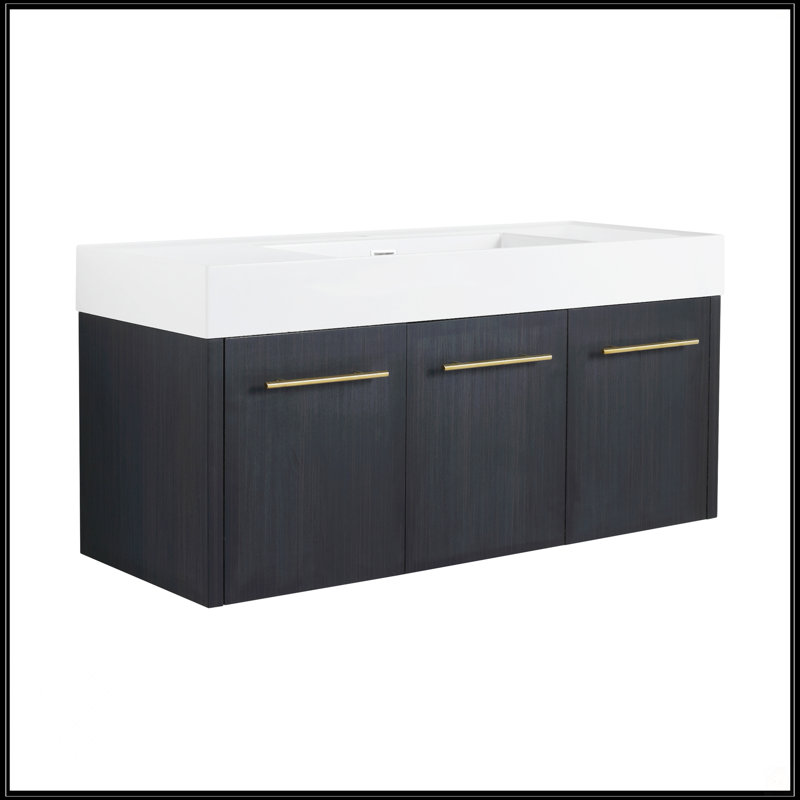 Meuble-lavabo mural 48 po avec lavabo, 48"