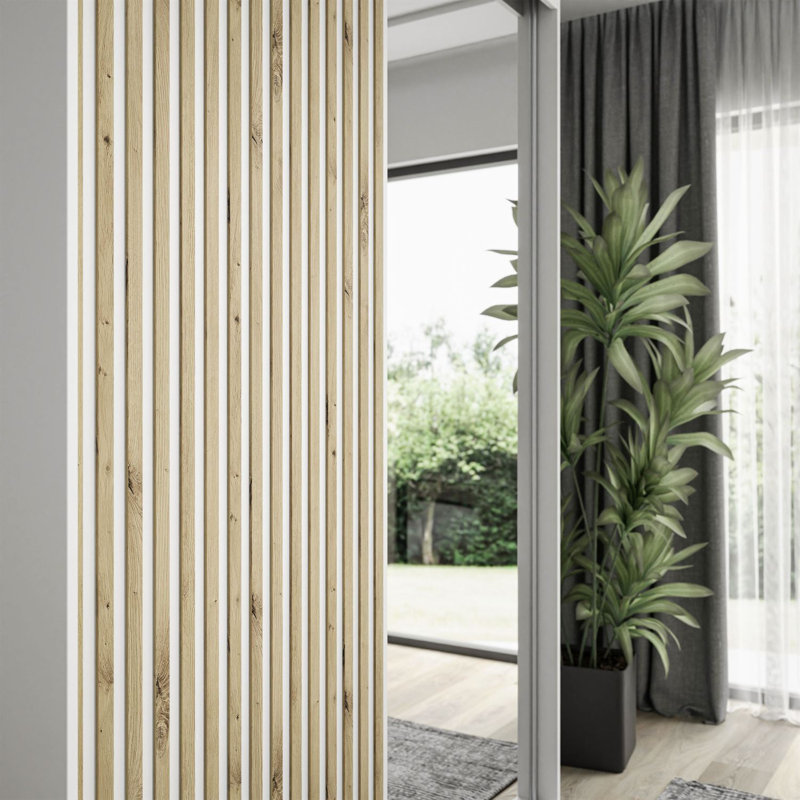 Notthingham 2 Door Manufactured Wood Wardrobe, White