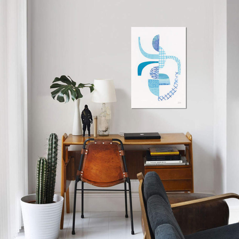 «Fragments II», impression sur toile, H 12 po x l 8 po x P 0,75 po, Toile tendue, Pas de tapis