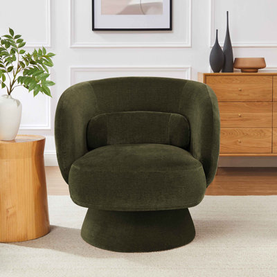 Saboor 30.7'' W Swivel Accent Chair