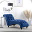 Chaise longue sans accoudoirs touffetée