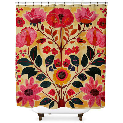 Sisse Floral Shower Curtain