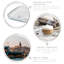 12.5cm Cozy Glass Cappuccino Saucers - 16.5cm