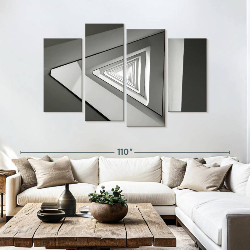 Lilie triangles gris infinis