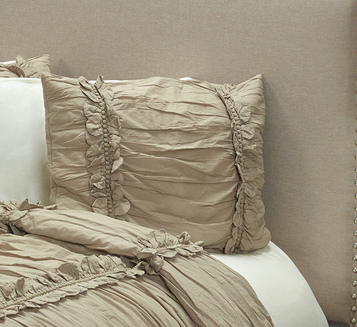 Clementine Bedding Set, Standard, White