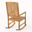 Chaise berçante avec siège confortable et fonctionnel