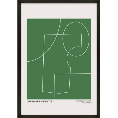 Caila "Geometric Abstraction in Green" Print