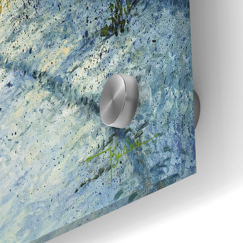 «Cayo Costa Beach» par Kent Sullivan, art mural en verre acrylique, H 24 po x l 36 po x P 0,2 po