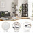 5-Tier Corner Bookshelf,L-Shaped Bookcase Freestanding Storage Shelf & Display Stand For Living Room, Office, Bedroom-25650294