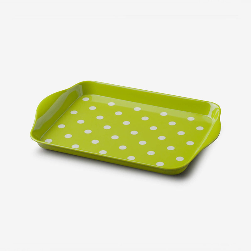 Zeal Melamine Tray, Lime