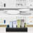 Bamboo Lid Organizer with 5 Adjustable Dividers, Food Storage Container Lid Holder for Kitchen Cabinet & Pantry-105694487