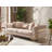 Elegance 4 Piece Beige Living Room Set