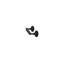 Deltana R2000-U19 Toilet Paper Holder, Double Post, R-Series in Paint Black