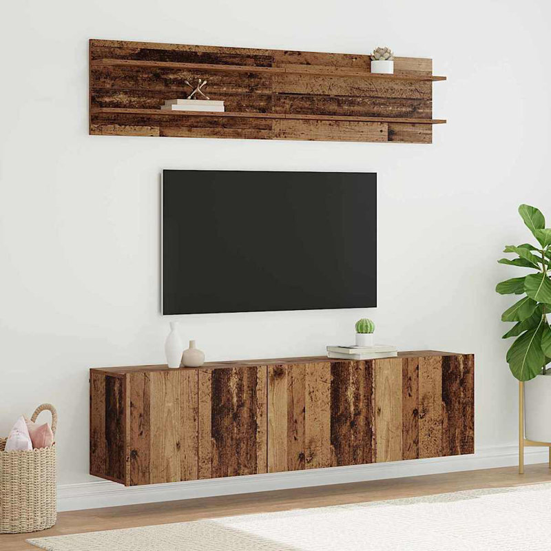 TV Stand for TVs up to 28", Old Wood