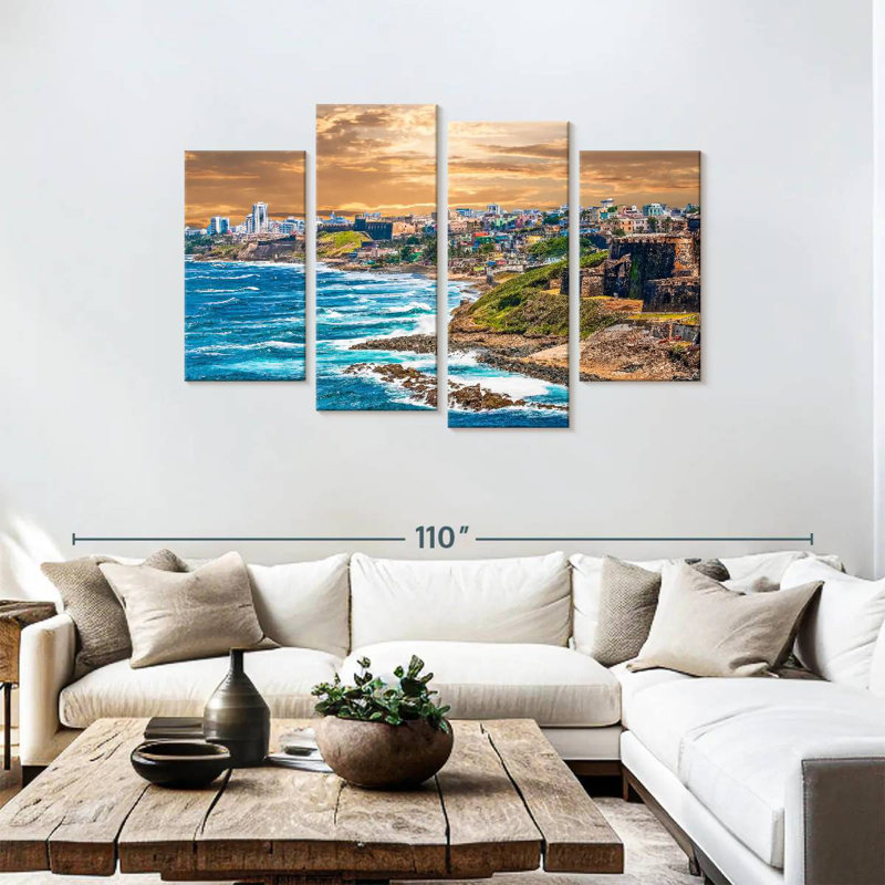 Nicci Puerto Rico Coast, 48" H x 75" W