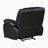 Mervela 39.5" Transitional Leather Glider Recliner With Top Grain Leather Upholstery, Pocket Coil Comfort & Gentle Gliding Motion-1721479336