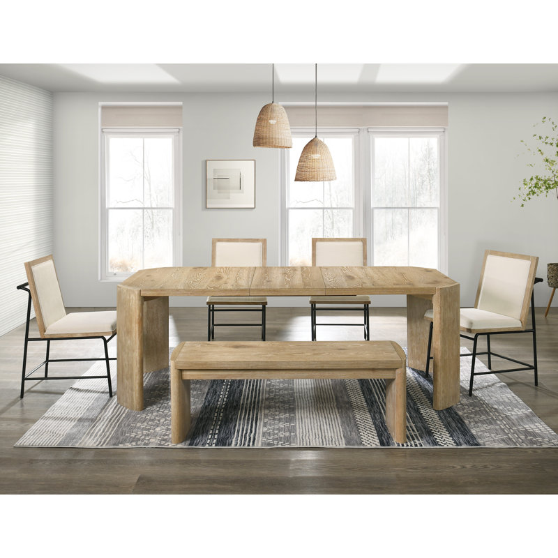 Kepler Driftwood 50.5" Long Dining Bench 