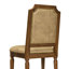 L'ensemble de table de cuisine 9 pièces comprend une table de salle à manger et 8 chaises de salle à manger en similicuir beige avec dossier haut et finition noyer antique-729861392-729861396-709591009