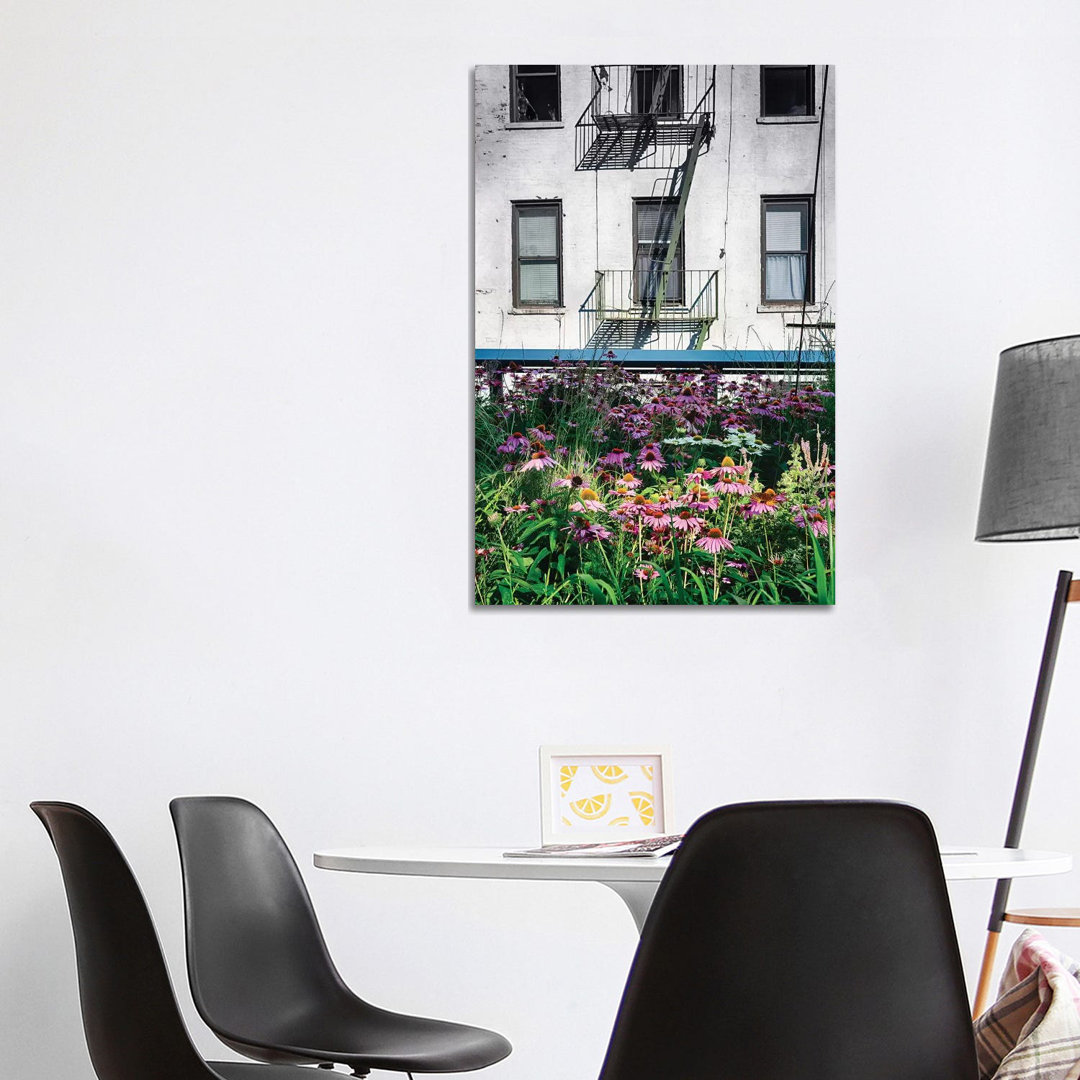 Urban Meadow, New York City by George Oze - Wrapped Canvas Photograph