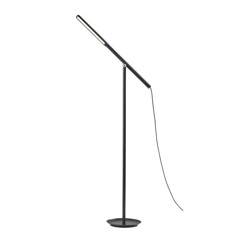 Lampe de travail sur pied 54 po Dris, Noir