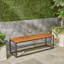 BANC EN BOIS ET MÉTAL JECO INDUSTRIAL-540558129
