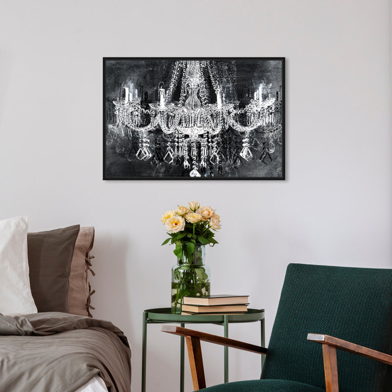 «Burst Creative Crystaltraction», impression sur toile tendue, H 24 po x l 16 po, Cadre noir