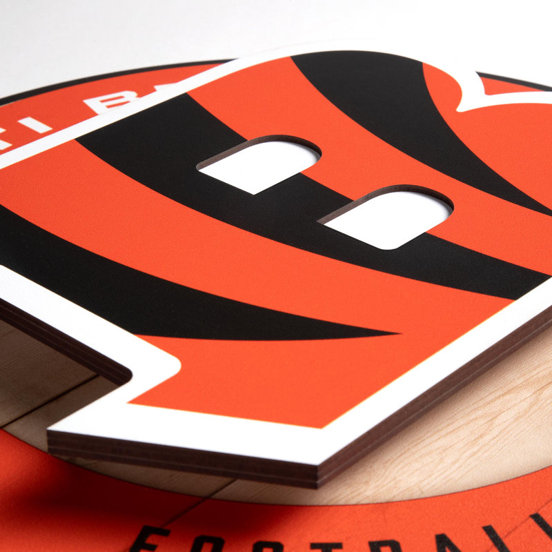 NFL Cincinnati Bengals 3DX Circle Wall Art
