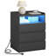 Metal Bedside Table-201263674