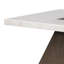 Table basse Asten, base piédestal brun noyer 48 pouces