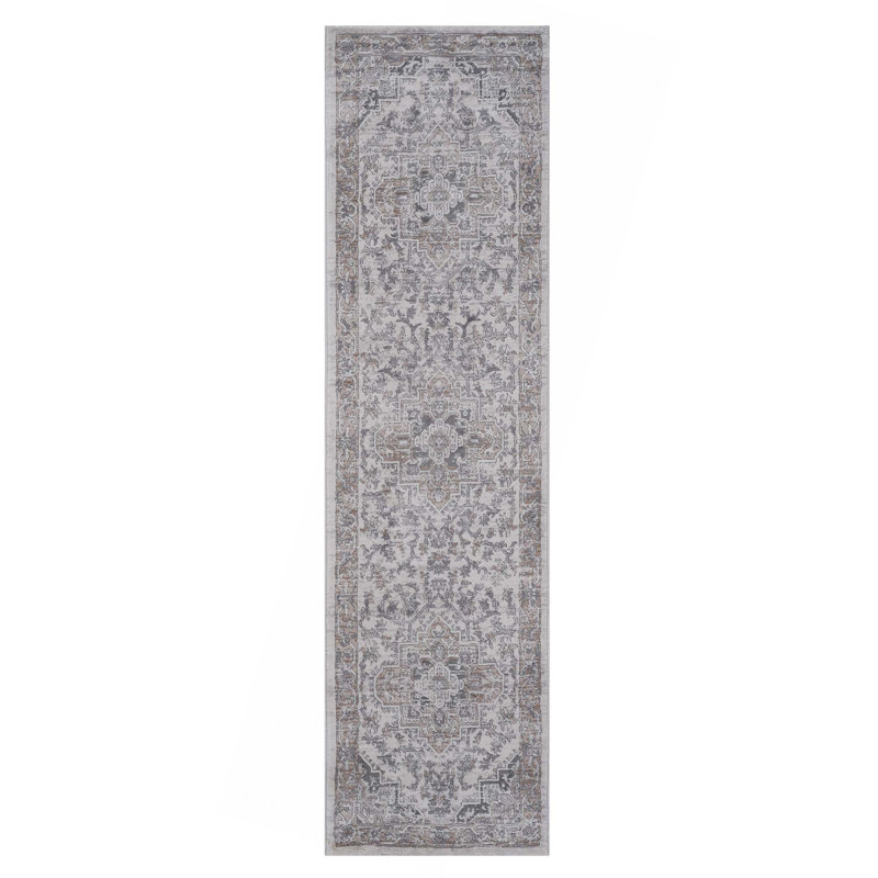 Collection Ivory/Beige/Oriental Non-Shedding Living Room Bedroom Dining Home Office Stylish And Stain Resistant Area Rug