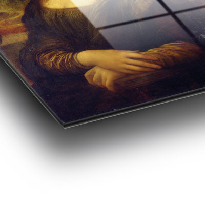 Elegant Decorative Tempered Glass Painting, 18.1 x 28.3 inches | 100% Tempered Glass, Thickness: 0.16 inches | Stunning Artwork for Home Décor, Living Room, & Office Spaces, Durable & Easy to Clean