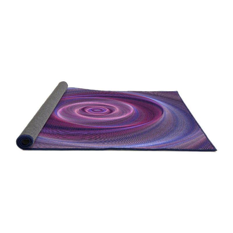 Abstract Indoor Rug, Round 5'