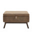 Banc de rangement en tissu