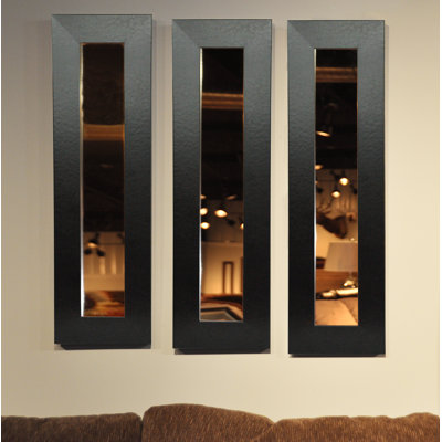 Ensemble de 3 miroirs rustiques Billie-Rae