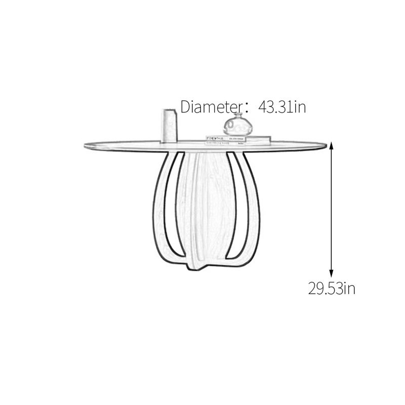 Chrishay, 29.53"H x 43.31"L x 43.31"W