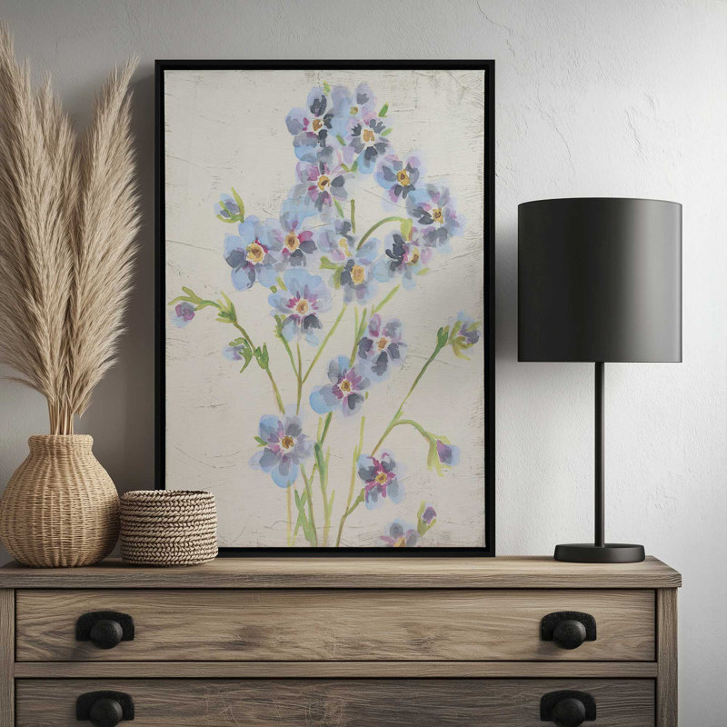«Mountain Blossoms II» par June Erica Vess, reproduction d'art sur toile, H 48 po x l 32 po, Toile à cadre flottant