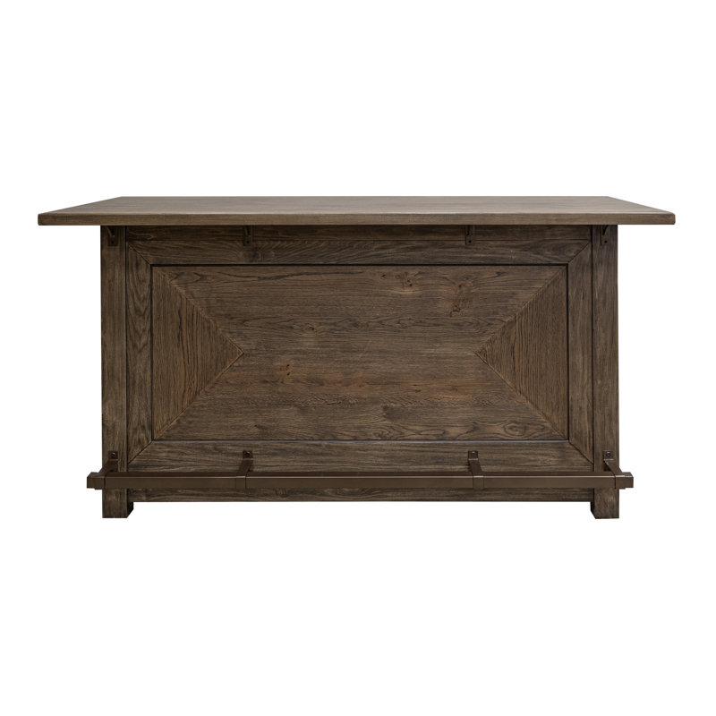 Novus Lodge 26.75'' Solid Wood Home Bar