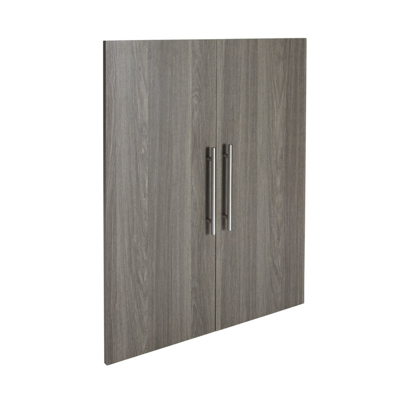 Ensemble de portes modernes l 24,65 po SuiteSymphony, Gris graphite