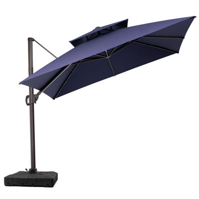 Parasol de 116,14 po Wampler avec contrepoids inclus