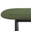 Banc rembourré avec pieds en bois noir, siège en tissu vert, fabrication en bois massif et manufacturé, capacité de 250 lb, banc d'entrée 53 po pour le salon et la chambre à coucher