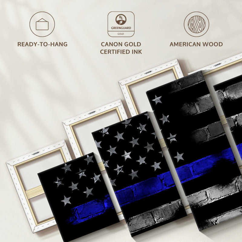" Medical Heroes Flag " 5 - Pieces, 42" H x 92" W x 1.25" D