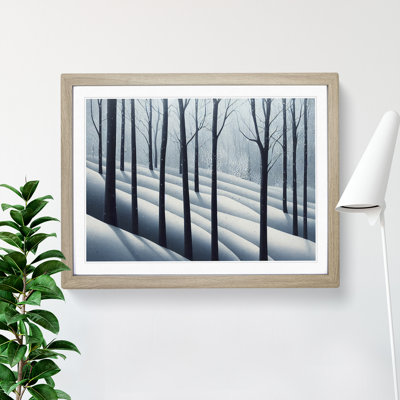 Dashing Winter Forest - Framed Print