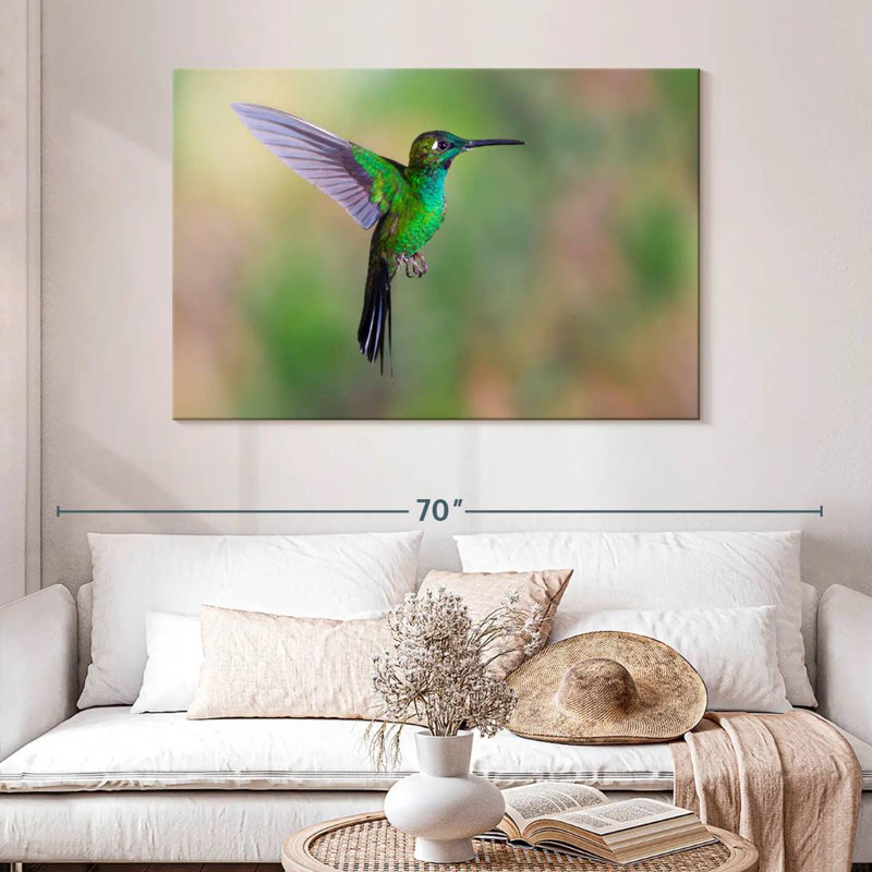Green Fronted Hummingbird, 32" H x 48" W