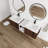 Double Bathroom Vanity With Resin Vanity Top-687419050-710903767