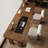 78.74"Light walnut Rectangular Solid Wood desks-107486563