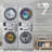 Crossover 2.0 Coin-Operated Washer and Dryer Stack-97195180