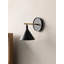 Cast Sconce Wall Lamp with Diffuser, IP44, Black, ETL